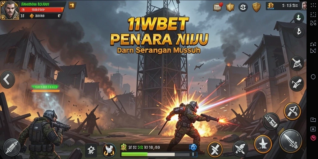 Screenshot gameplay 11WBET yang mendebarkan dengan aksi Tower Defense.