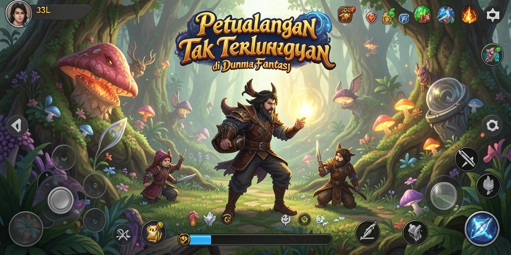 Tangkapan layar dari gameplay 33L menampilkan momen penuh aksi di dunia petualangan.