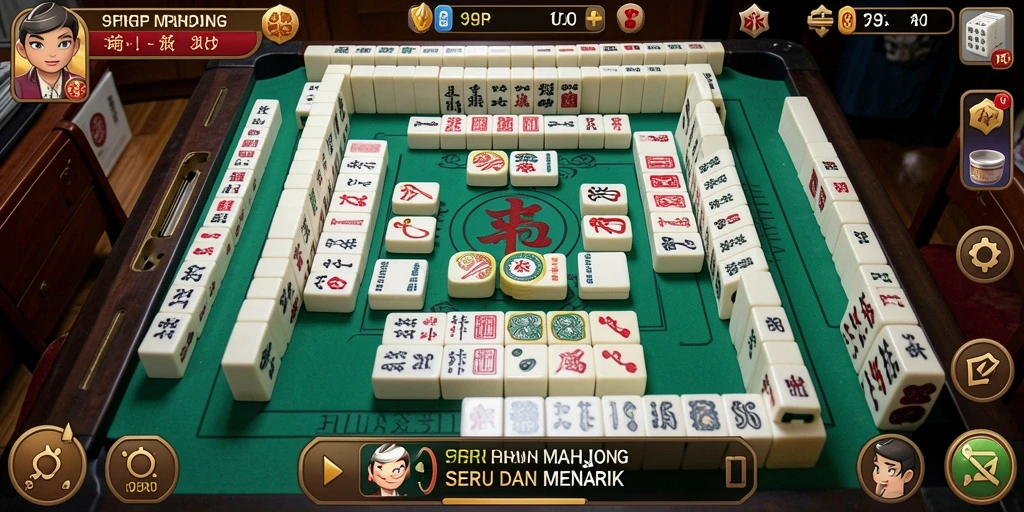 Gameplay seru Mahjong di 99RP dengan grafis menarik.