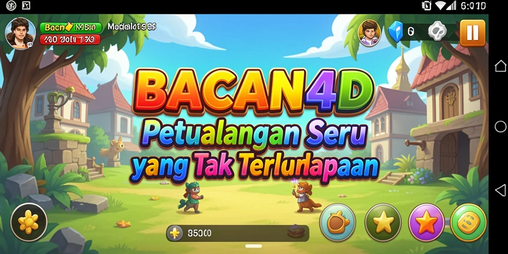 Tampilan seru gameplay BACAN4D yang penuh petualangan.