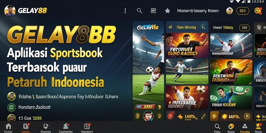Tampilan menarik dari gameplay taruhan olahraga GELAY88.