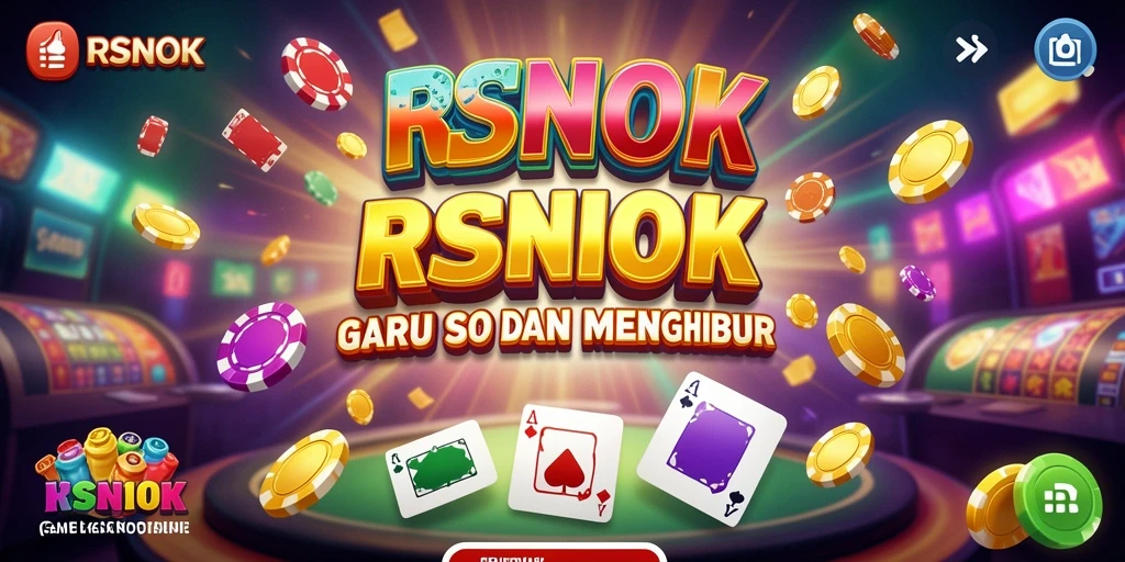 Tampilan gameplay RSNOK yang menarik dengan berbagai permainan Kasino.