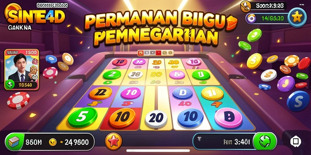 Tampilan gameplay SINTE4D yang seru dan interaktif.