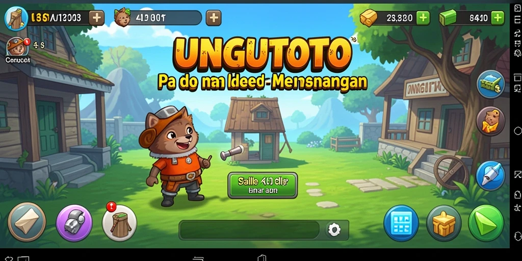 Tampilan gameplay UNGUTOTO yang mengasyikkan dan penuh warna.