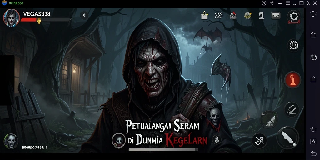Tampilan menakutkan dari gameplay <strong>VEGAS338</strong> yang penuh ketegangan.