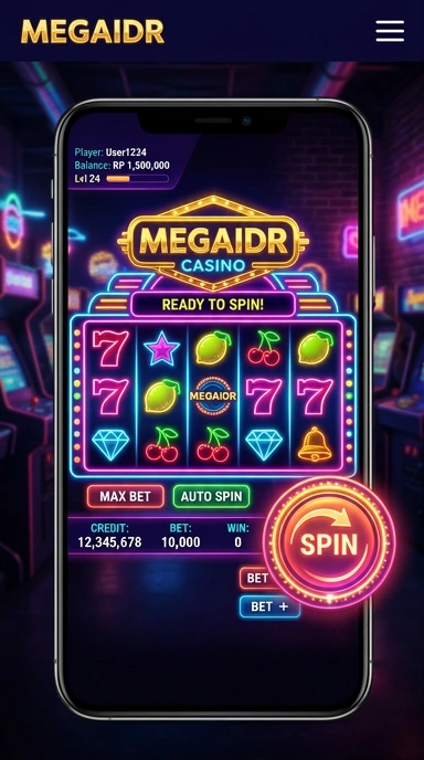 Halaman detail aplikasi yang informatif di megaidr.